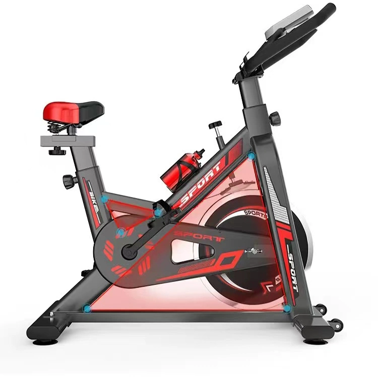 Bicicleta de exercício alta do aço carbono do volante de aço inoxidável magnético interno do emagrecimento da casa do ajuste do corpo que gerencie a bicicleta de gerencio do Gym gigante