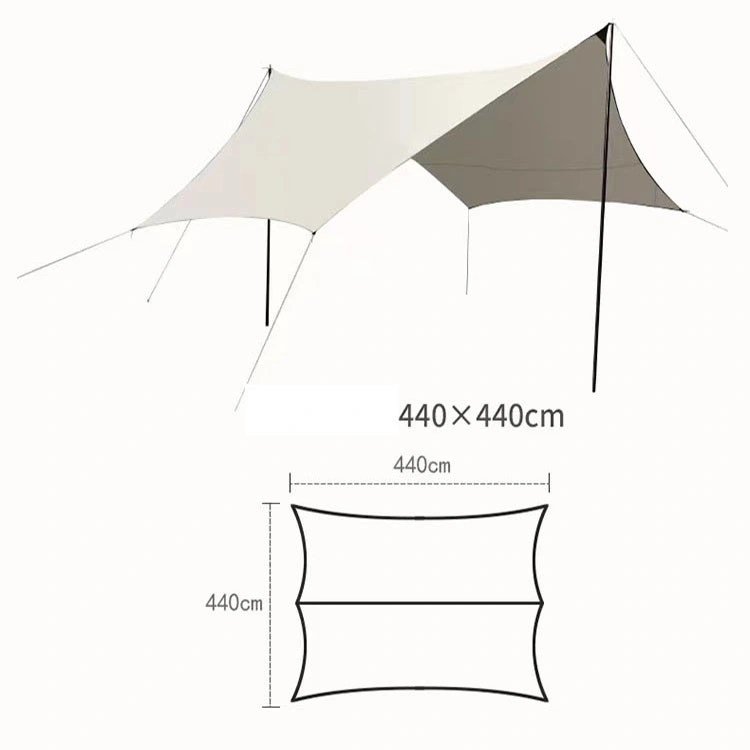 PNF impermeável de acampamento de acampamento da máscara do abrigo de Sun da barraca da praia do poliéster 210t Windproof acima dos abrigos de Sun