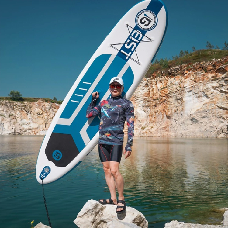 O tamanho feito sob encomenda está embarca acima a prancha Longboard macio de Pá Planche De Ressaca Inflável 9FT do Sup de Watersport