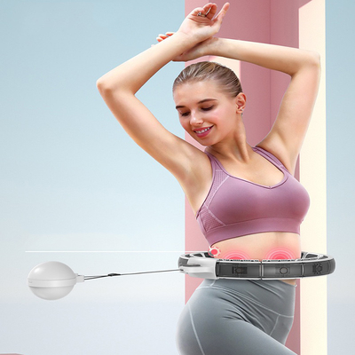 24 seções tornaram mais pesado o diodo emissor de luz esperto da aro de Hula, aro tornada mais pesada Digital de Hula do Gym
