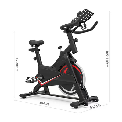 Equipamento comercial de gerencio interno da aptidão da bicicleta do aço carbono alto