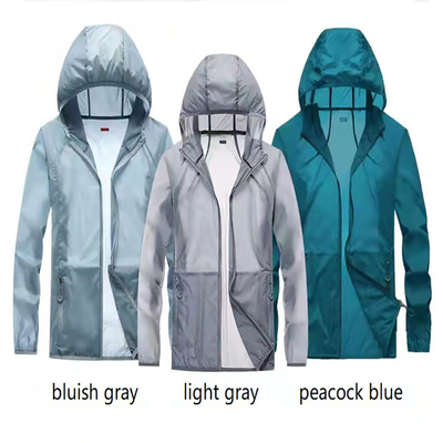 Roupa uv da proteção solar das mulheres da proteção da luva longa de nylon de Upf 50+ da elasticidade da tela