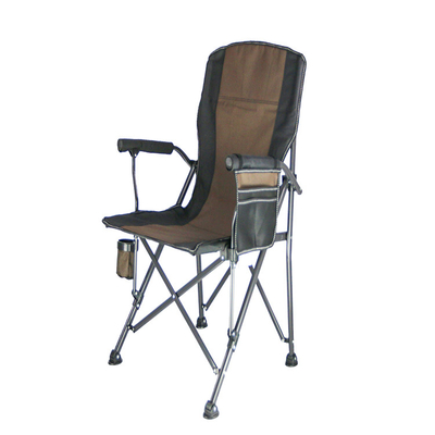 Cadeira portátil e Stowable do quadro de dobramento ajustado da tela 600D do metal da dobradura de praia