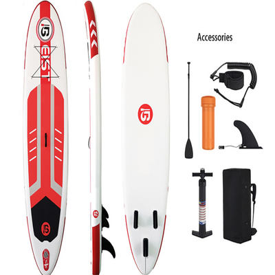 Dropshipping levanta-se a prancha inflável dos peixes da pá do Sup do esporte de água da placa