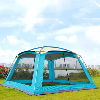 A barraca impermeável 360*360*220cm do esporte 210D exterior automáticos estala acima a família da barraca