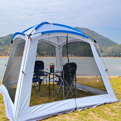 A barraca impermeável 360*360*220cm do esporte 210D exterior automáticos estala acima a família da barraca
