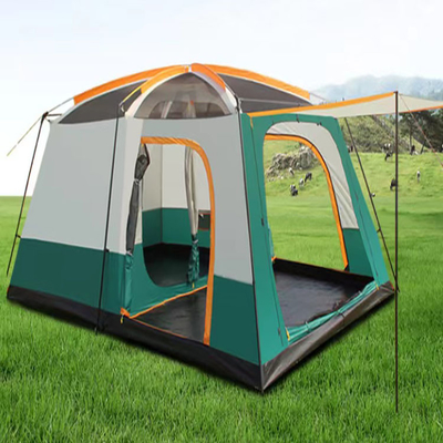 barraca de acampamento do revestimento do plutônio da barraca 3000mm da família da dupla camada 210D impermeável