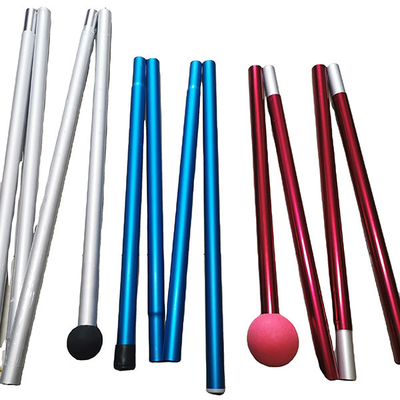 barraca ajustável Polos de 1600x19mm, 6061/7075 de polo telescópico de alumínio da barraca
