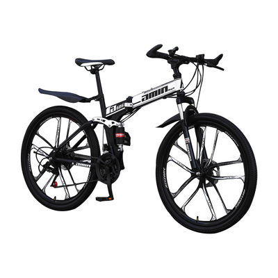 Mountain bike dobrável do OEM 26 polegadas, bicicleta alta da montanha do aço carbono 120kg