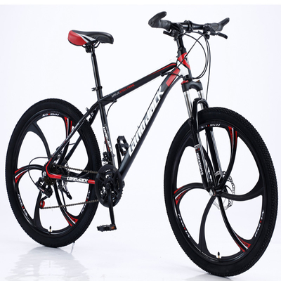 O Mountain bike de alumínio Unfoldable do pedal do grânulo fixou a engrenagem 26&quot; freio de disco