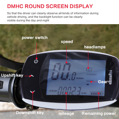 Bicicleta elétrica macia da liga 30-50Km/H do magnésio do quadro 40Km/H da cauda