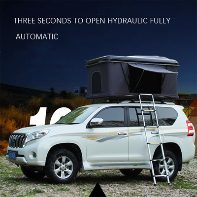 Barraca portátil do esporte exterior da dupla camada, 2-4 pessoa duramente Shell Rooftop Tent