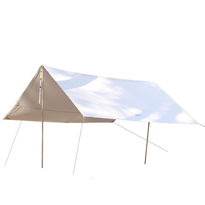 Barraca de abrigo de acampamento de Sun da tela do toldo de Sun impermeável com corda do vento