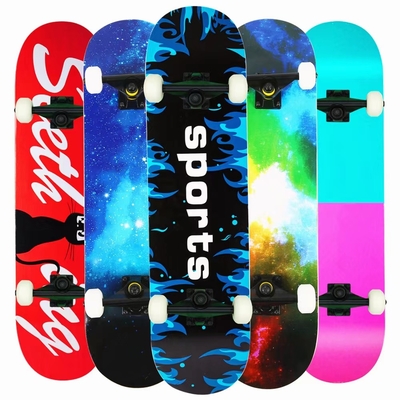 As rodas do skate de Longboard dos rolamentos do aço carbono a impressão da transferência térmica
