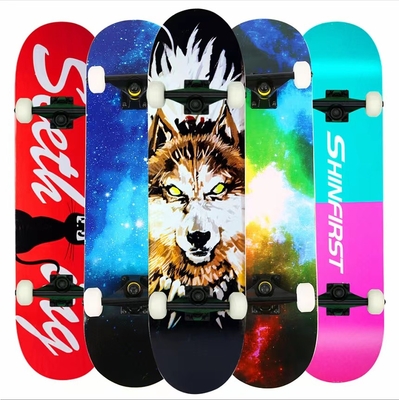 Costume de superfície do skate da pintura da liga de alumínio para novatos
