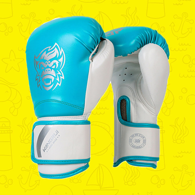 Luvas de couro profissionais do plutônio EVA Topten Custom Printed Boxing respiráveis