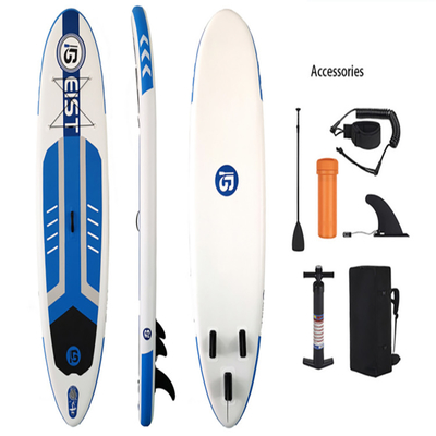 Dropshipping levanta-se a prancha inflável dos peixes da pá do Sup do esporte de água da placa