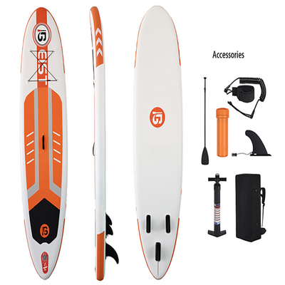 Dropshipping levanta-se a prancha inflável dos peixes da pá do Sup do esporte de água da placa